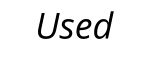 Used